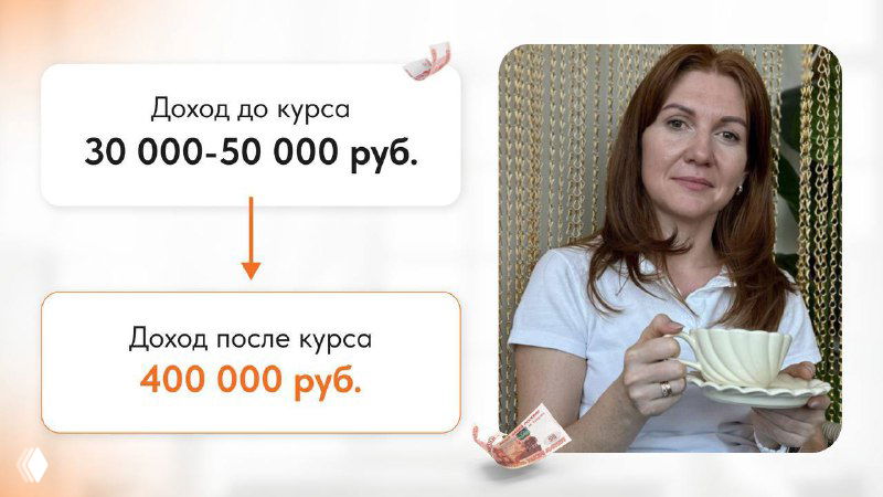 Ольга Реутенок: рост дохода с 30 000 до 400 000