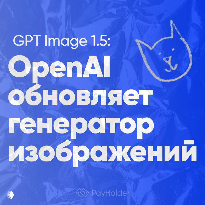 GPT Image 1.5 — OpenAI обновляет генератор изображений