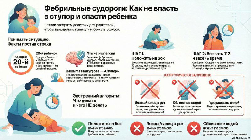 Фебрильные судороги у детей