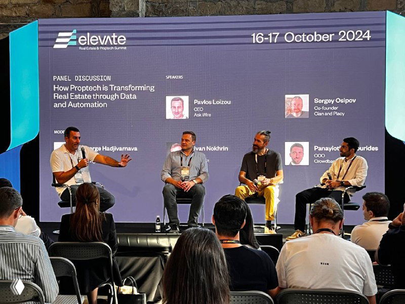 PropTech panel footage from Elevate Summit