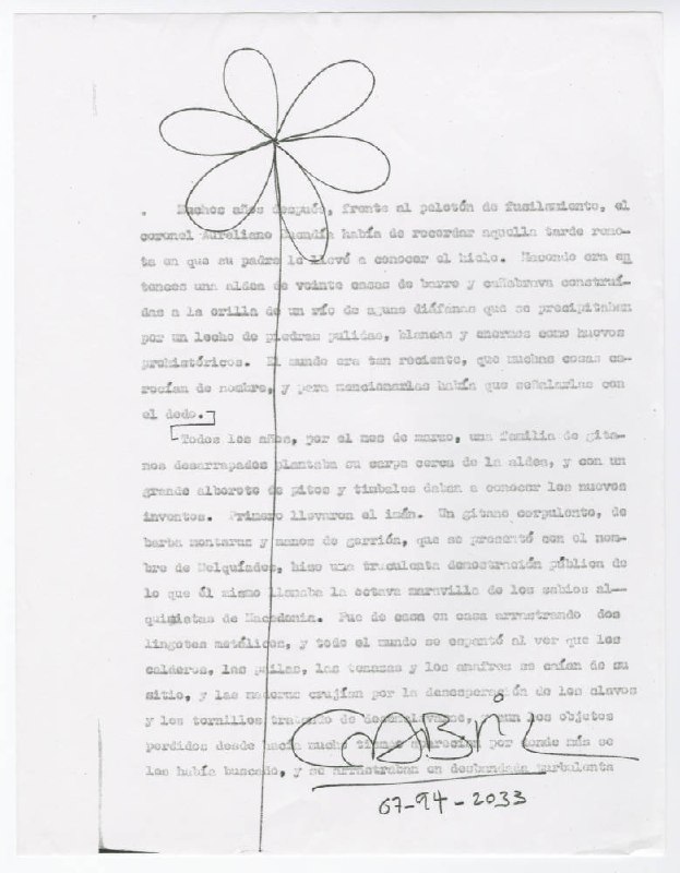 Как Маркес продавал фен, чтобы отправить рукопись