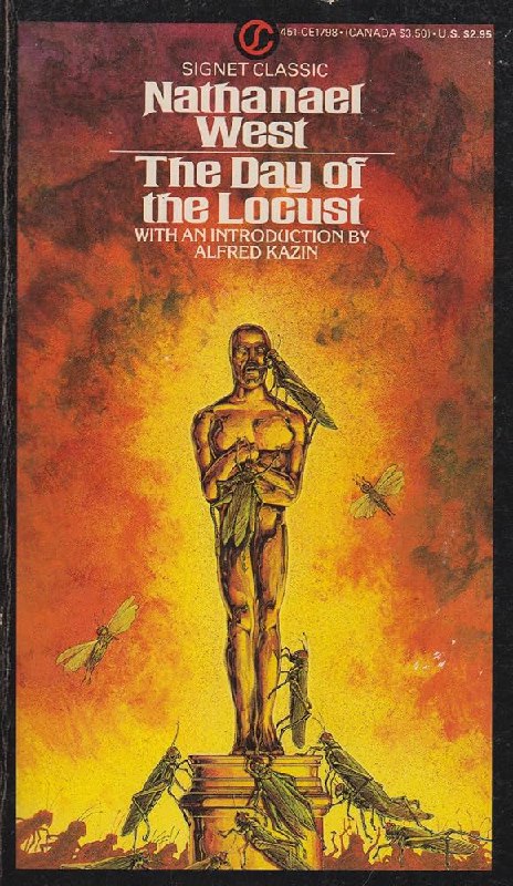 Классическая обложка с фигурой на пьедестале и тоном выцветшей бумаги, передающая ощущение эпохи и трагедийного мифа Лос-Анджелеса.