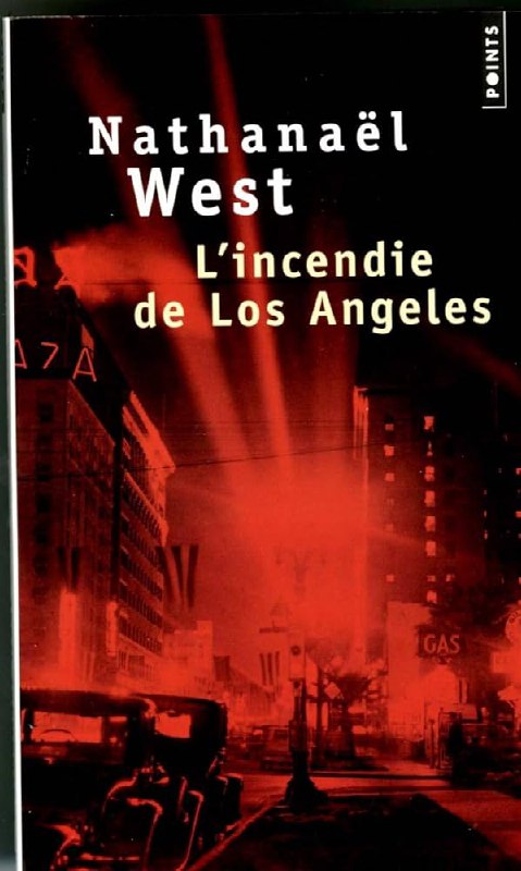 Франкоязычная обложка с темным урбанистическим дизайном и силуэтом города, подчёркивающая городскую дистопию и пожарную метафору романа.