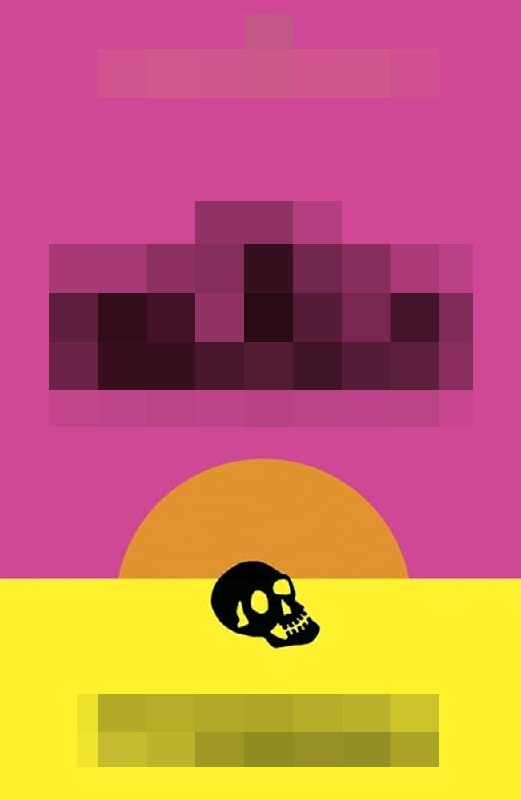 Яркая обложка с крупным солнышком и силуэтом черепа; одна из шести обложек в подборке на тему путешествия и риска.