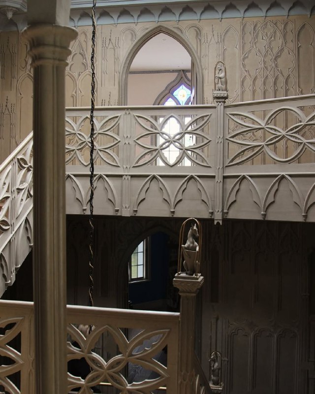 Библиотека в Strawberry Hill House