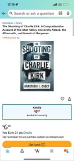 Книга о "расстреле Чарли Кирка"