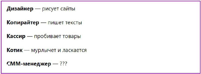 Обязанности СММ-щика