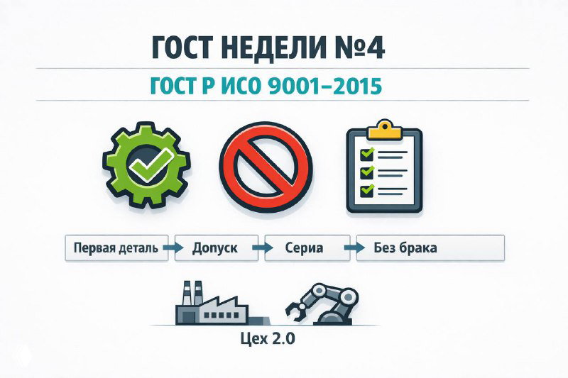 ГОСТ НЕДЕЛИ №4 — ГОСТ Р ИСО 9001–2015