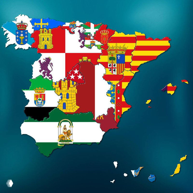 Автономные области и регионы Испании