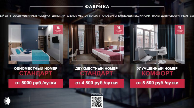 Слайд‑шоу и инфопространство для отелей
