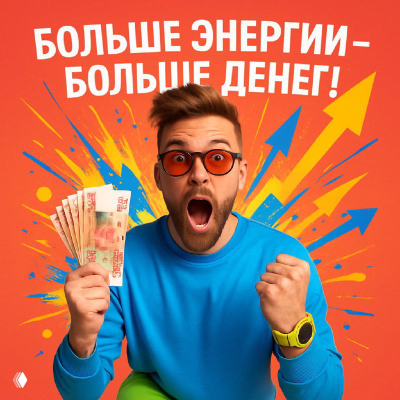 Деньги идут на вашу энергию