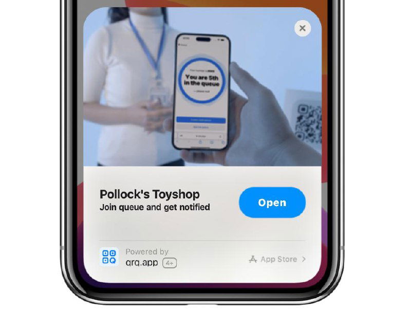 QRQ adds iOS App Clip and native Push Notifications