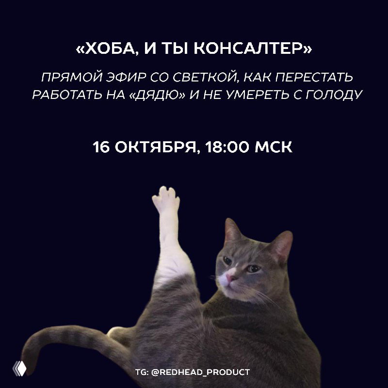 Эфир 16 октября: путь из найма в консалтинг