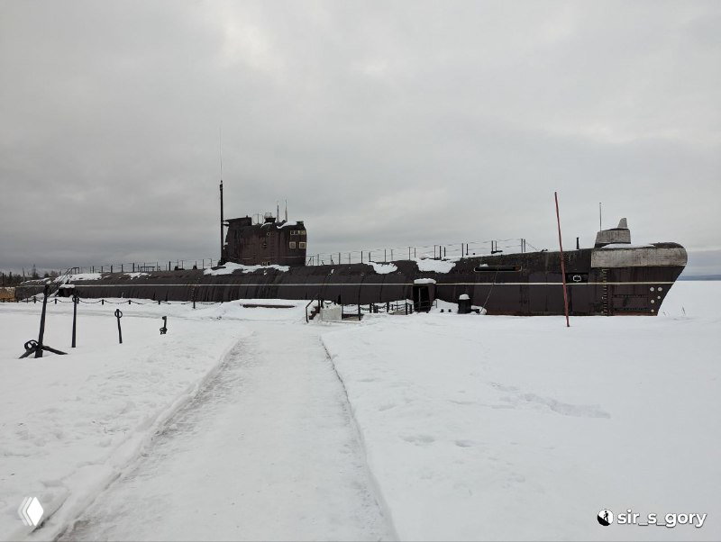 Подводная лодка Б-440 в Вытегре