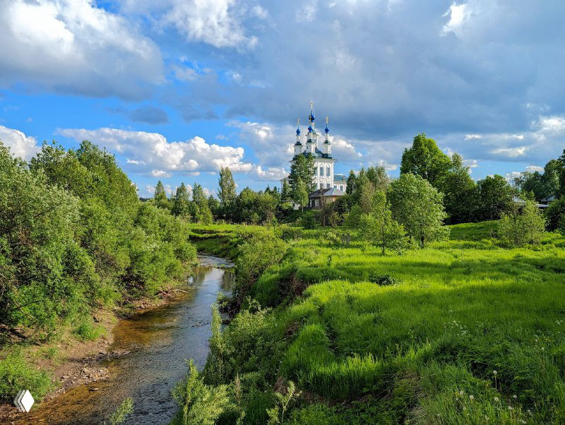 Зеленский пешеходный мост над Песьей Деньгой