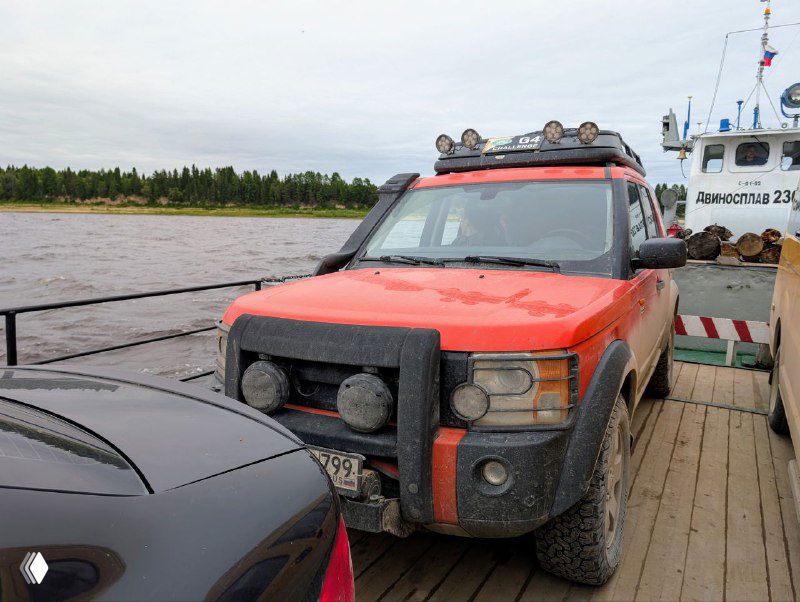 Паром «Америка» и дорога в Ломоносово