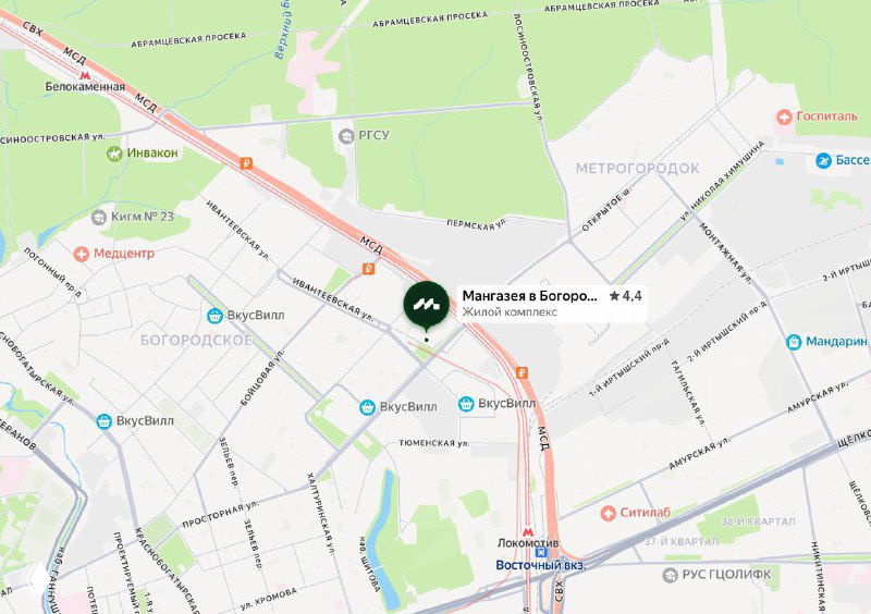 ЖК "Мангазея в Богородском" — Бизнес на Открытом шоссе