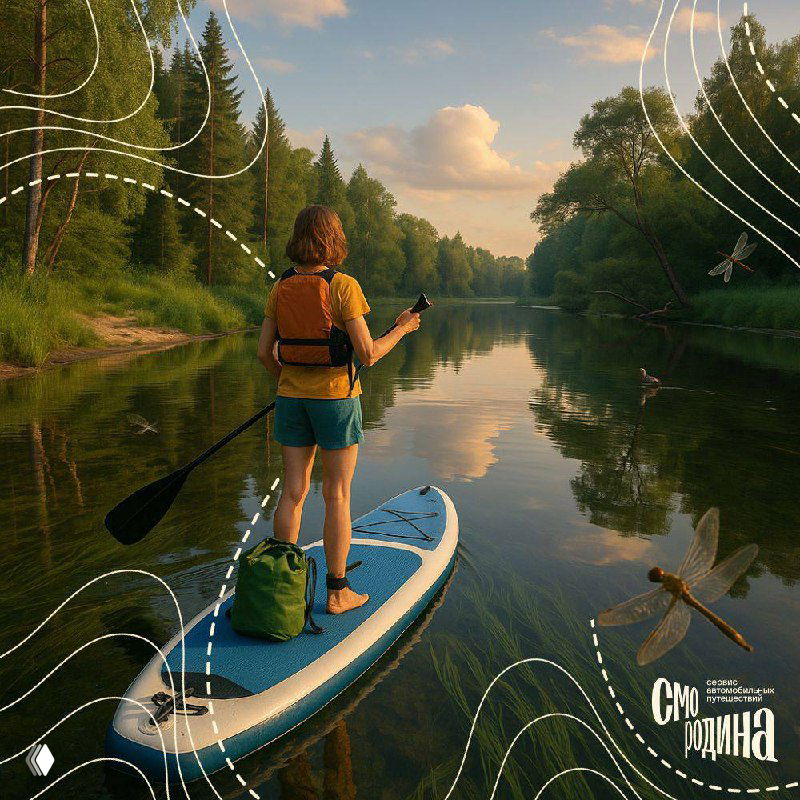 Спокойствие в комплекте с веслом.