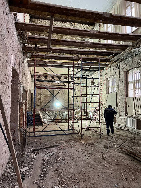 Демонтаж старого межэтажного перекрытия