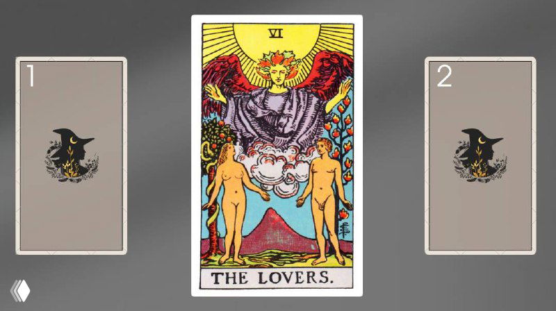 Найдите карту «Влюблённые»