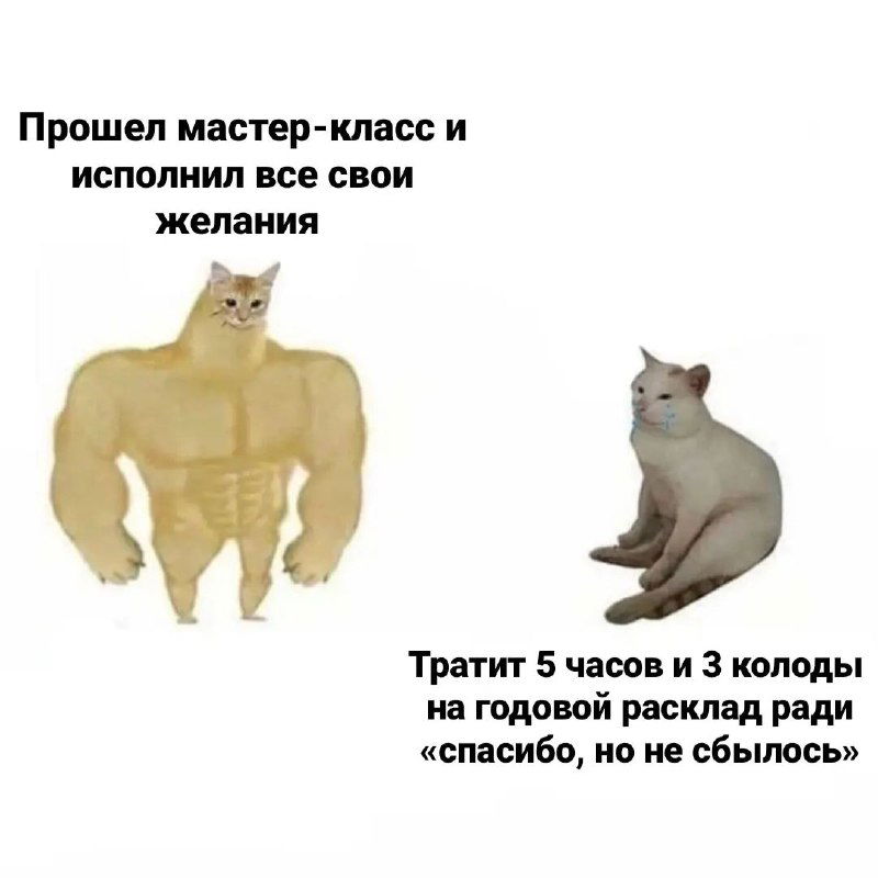 Продажи мастер-класса по годовым раскладам