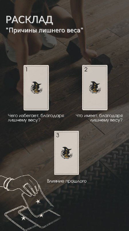 Схема расклада «причины лишнего веса»