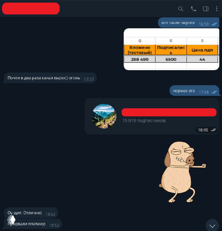 Кейс: 6500 подписчиков по 44 рубля