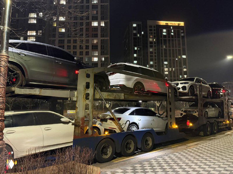 Фото и видеоотчёт с погрузки авто во Владивосток