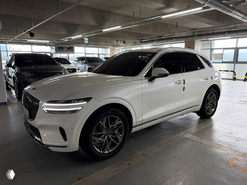 Genesis GV70 2023 — прибытие на стоянку в Корее