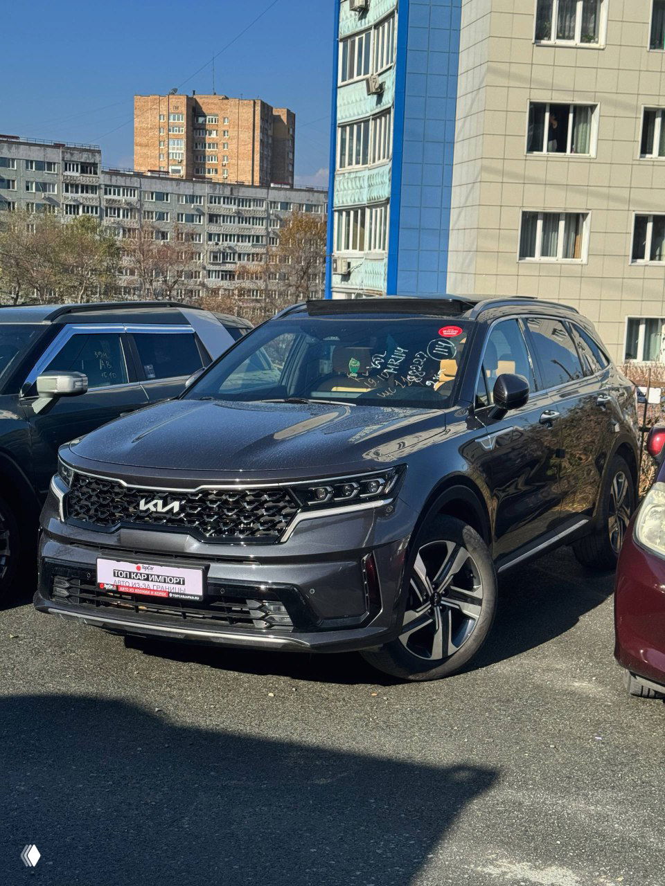 Привезли KIA Sorento для нашего клиента