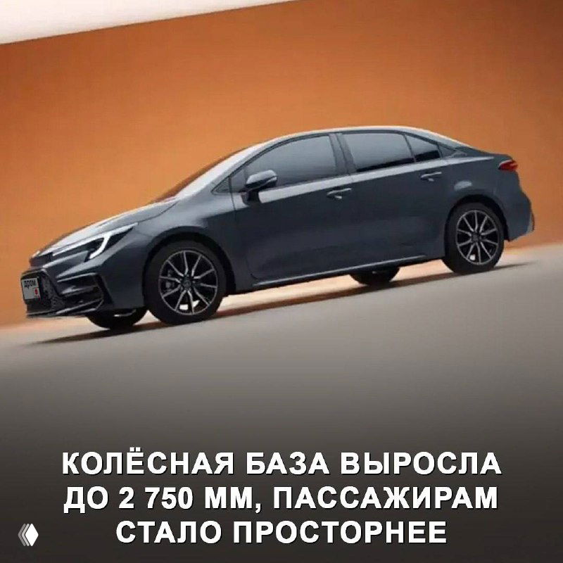 Боковой профиль седана Toyota Corolla/Levin L на нейтральном фоне — подчёркнута удлинённая колесная база и силуэт кузова.