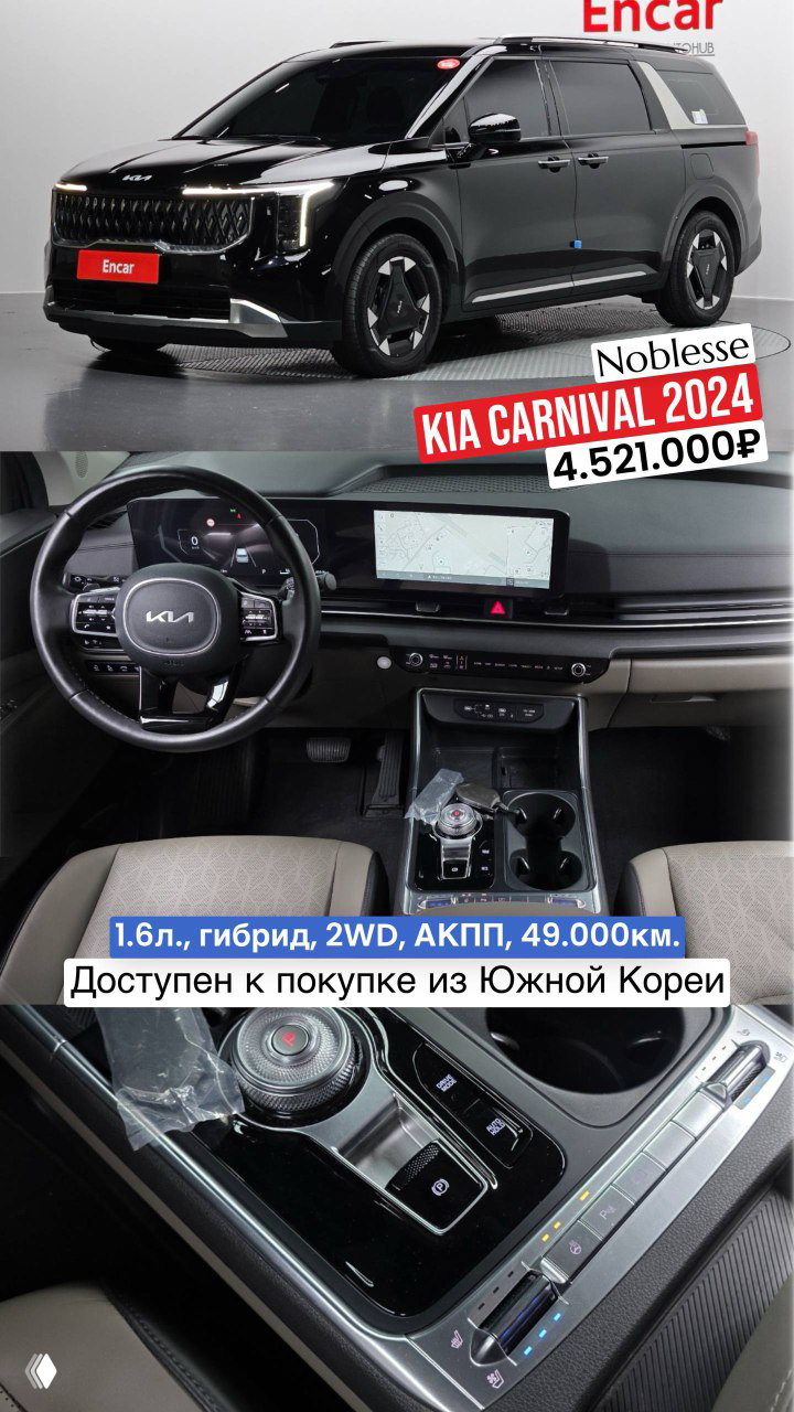 Гибридные Carnival и Santa Fe