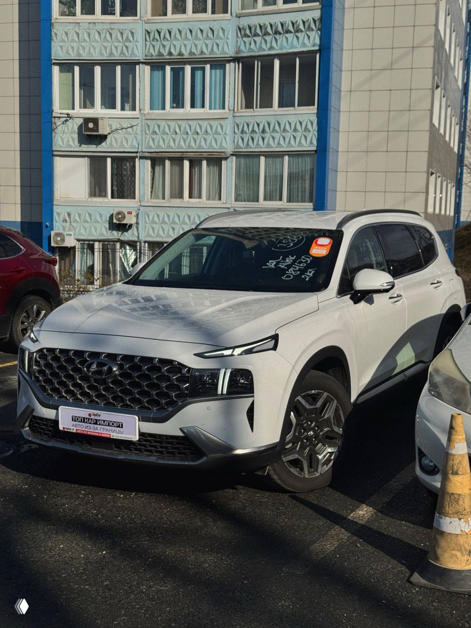 Приобрели гибридную Hyundai Santa Fe для нашего клиента