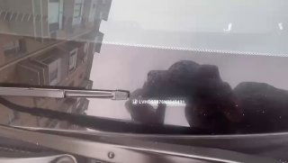 Ещё одна крупная фотография участка лобового стекла с частичным отображением VIN/идентификационного номера кузова автомобиля на светлом фоне.