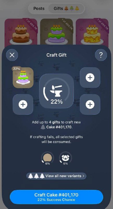 В бете Telegram завезли крафт подарков