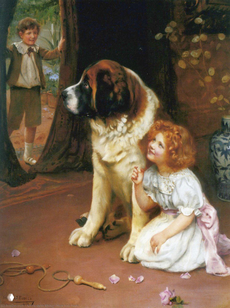 Прятки — Arthur John Elsley (1860–1952)