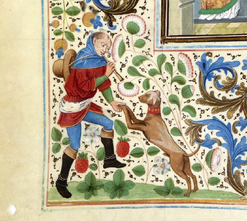 Миниатюра из "Cròniques" Жана Фруассара