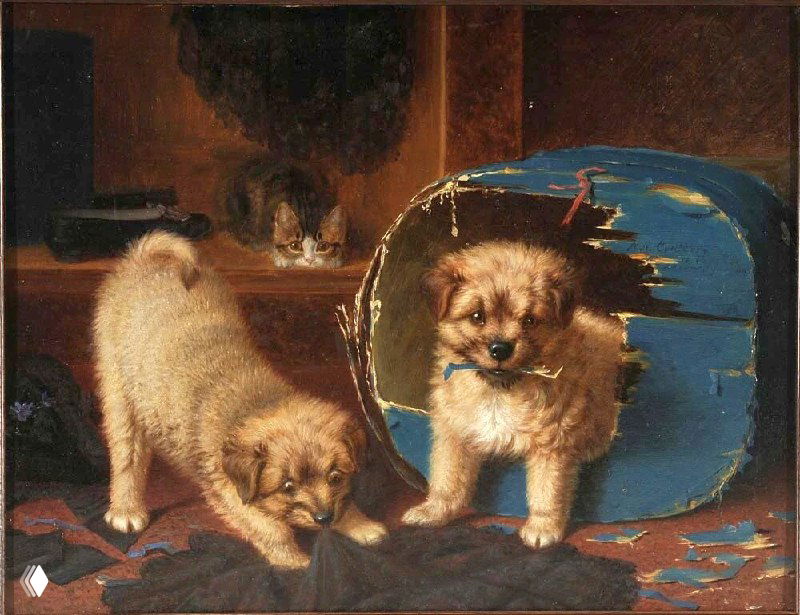 Чертенок из табакерки — Horatio Henry Couldery (1832–1893)