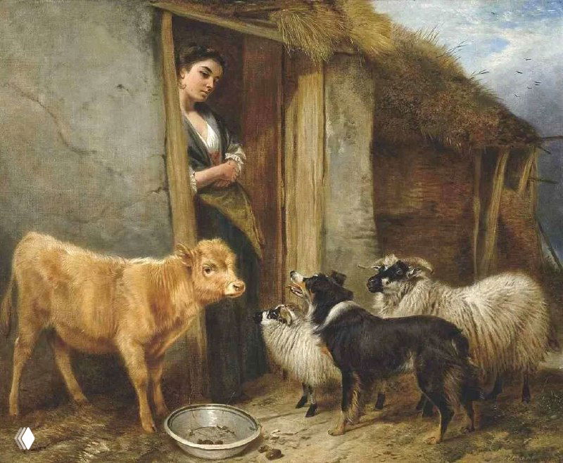 Дом пастуха, Richard Ansdell (1815-1885)