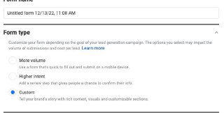Обновление Лид форм в ФБ