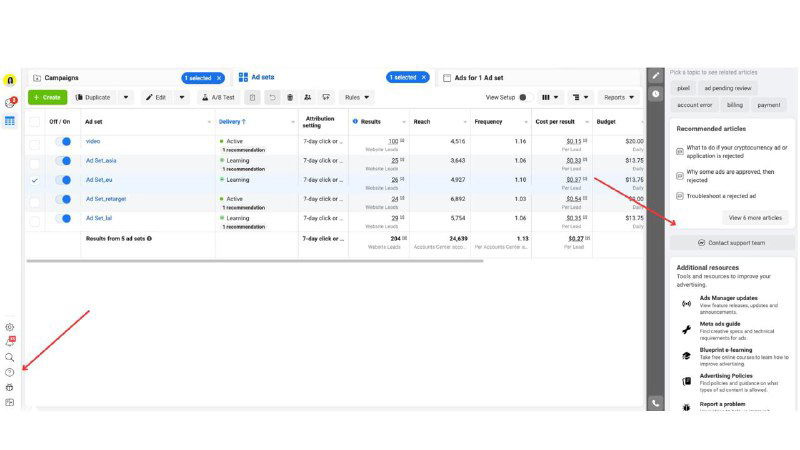 Как связаться с техподдержкой ФБ