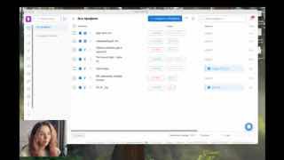 Скриншот интерфейса Dolphin Anty: окно антидетект‑браузера с профилем, списком настроек прокси и маленьким видео‑окном автора.