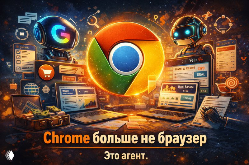 Chrome больше не браузер — это агент