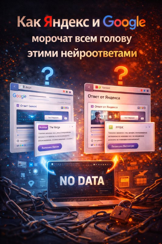 Как Яндекс и Google морочат всем голову этими нейроответами!