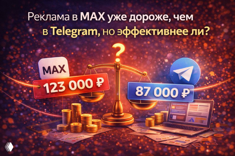 Реклама в MAX уже дороже, чем в Telegram