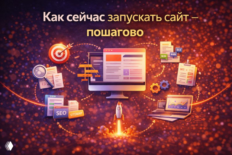 Как сейчас запускать сайт — пошагово