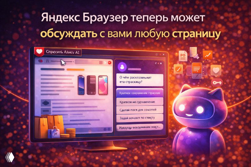 Яндекс Браузер теперь может обсуждать с вами любую страницу