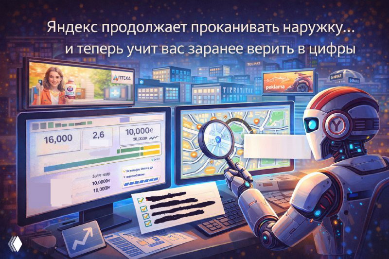 Яндекс прокачивает наружку и прогнозы показов