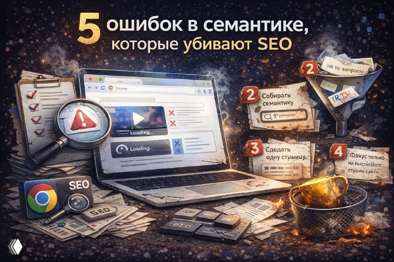5 ошибок в сборе семантики, которые убивают SEO