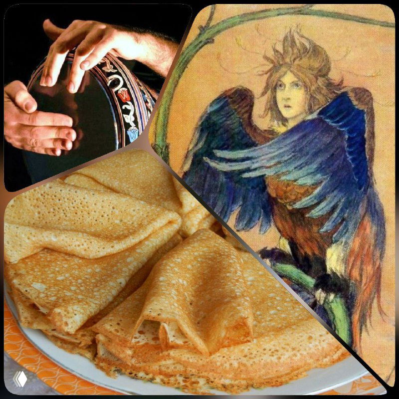 Турецкий барабан и гамаюны с каравайцами